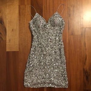 Adrianna Papell bodycon sequin dress